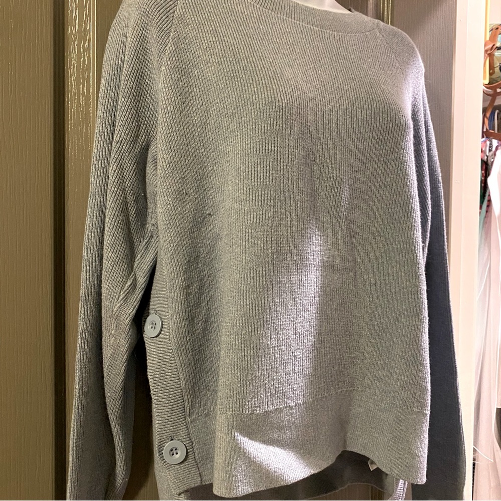 Side Button Sweater